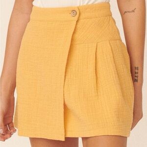Yellow Wrap Skirt